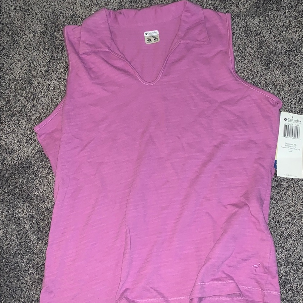 Columbia collared sleeveless shirt
